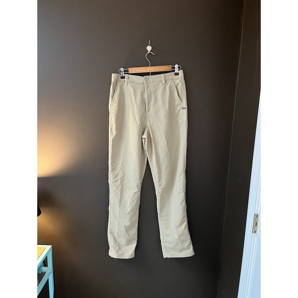 Under Armour Youth XL Adjustable Waist Golf Pants In Tan